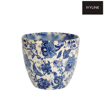 Ivyline Monza 6" Vintage Planter - Blue