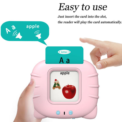 Startcan Talking Flash Cards Toys for Girls 1 2 3 4 5 6, Learn ABC, Numbers 0-100, Phrases, Objects, Adjectives, and More Dolch Sight Words,280 Cards with 560 Words/Phrases