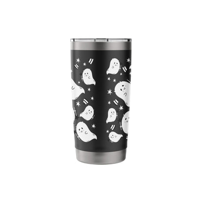Halloween Ghost, Funny Cute Ghost Print Stainless Steel Insulated Tumbler