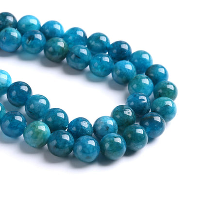 4MM 88PCS Blue Apatite Spacer Loose Beads for Jewelry Making DIY Bracelet Necklace