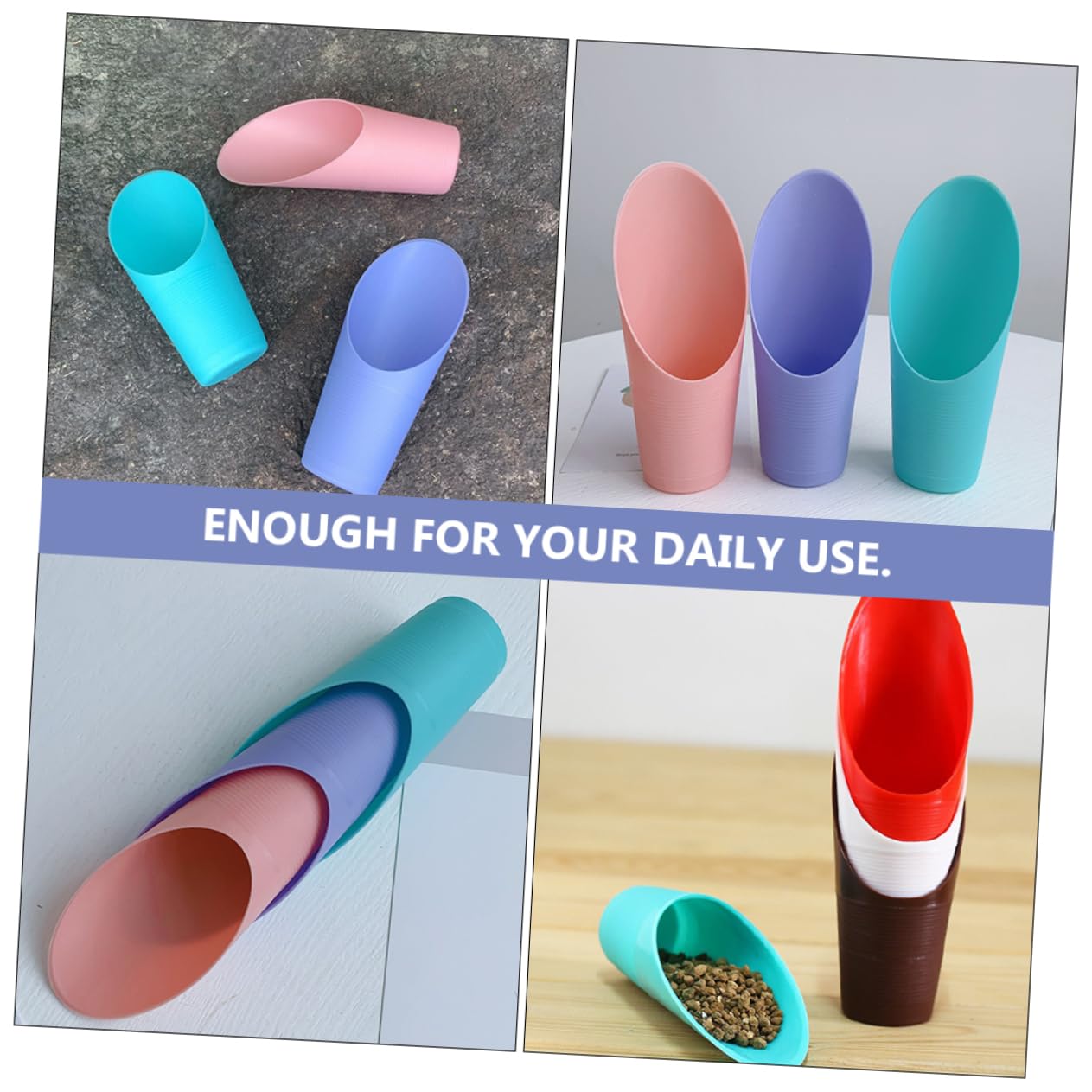 YARNOW Plastic Potting Scooper Succulent Plants Scoop Garden Scoop Mini Bonsai Tool Random Color