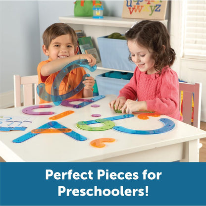 Learning Resources Letter Construction Activity Set - Alphabet Montessori Toys, Toddler Writing , ABC Phonics for Kids, Learn to Readd, Teacher Classroom Must Haves, Birthday Gifts for Students