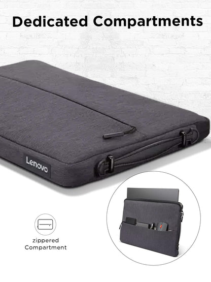 Lenovo Urban Laptop Sleeve 14 Inch for Laptop/ Notebook/Tablet Compatible with MacBook Air/Pro Water Resistant - Charcoal Grey