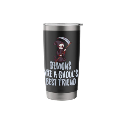 Ghoul's Best Friend Halloween Design For BFF Stainless Steel Insulated Tumbler