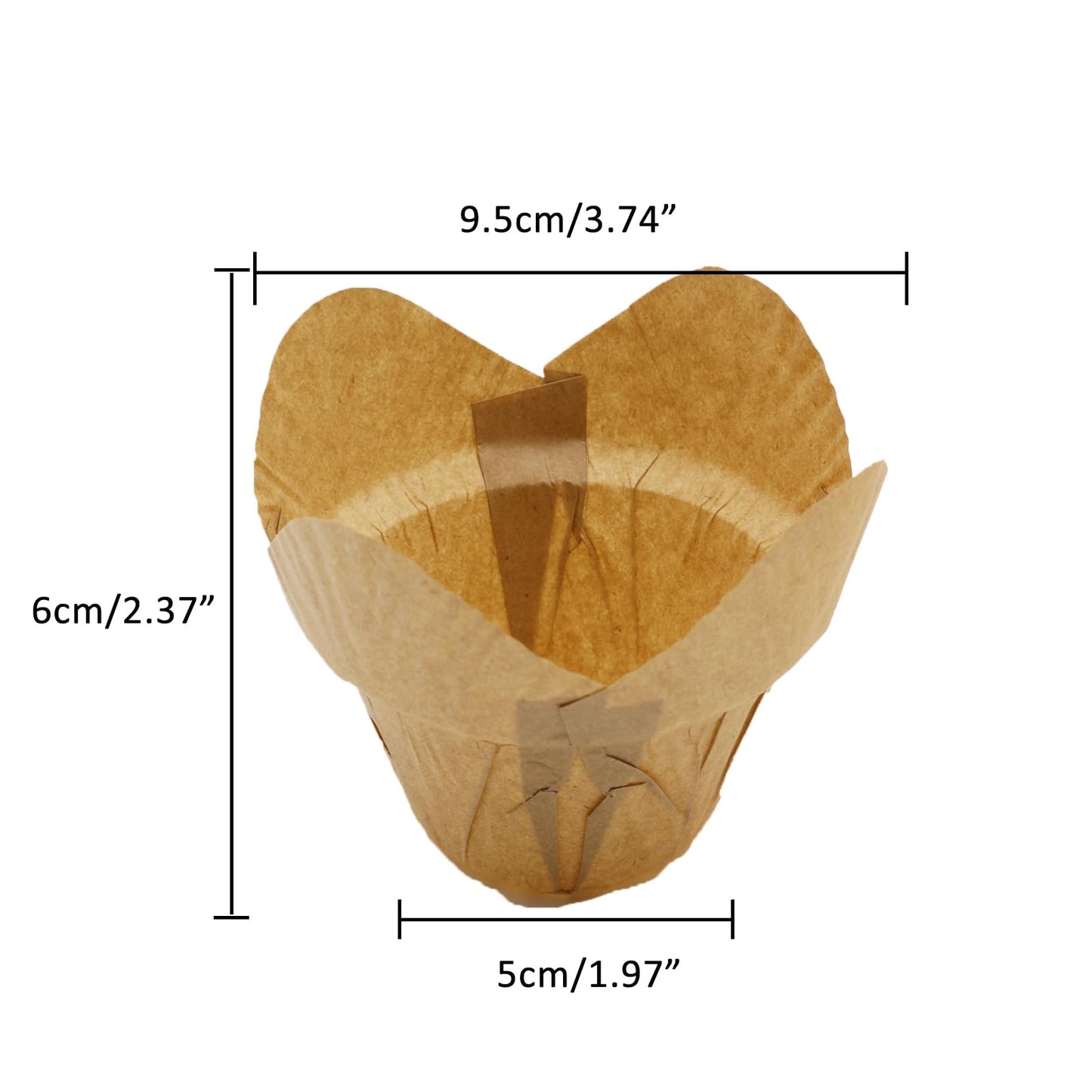 150 Count Thicker Lotus Muffin Liners- 3 Natural Color Parchment Cupcake Liners for Baking, Cupcakes Wrapper Muffin Paper, Baking Cups for Parties, Wedding, Birthday, Christmas, Holiday