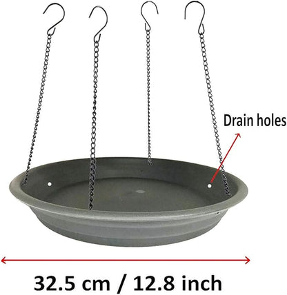 AUXPhome Bird Seed Catcher Tray Platform Feeder Hanging Tray Outdoors Backyard Garden for Bird Feeders, Great for Attracting Birds Outdoors, Backyard, Garden. Help Reduce Seed Waste - No Feeders