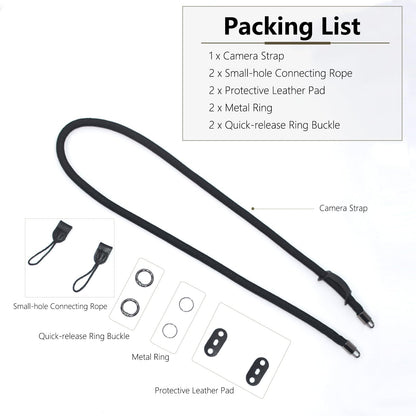 Aisnyho Universal Camera Shoulder Strap,Neck Camera Strap for Mirrorless DSLR SLR Camera,for Fuji X-M5 X100VI XT5 XT50 XT30 XT20 XT1 XT2 XT3 XT4, Black, One Size