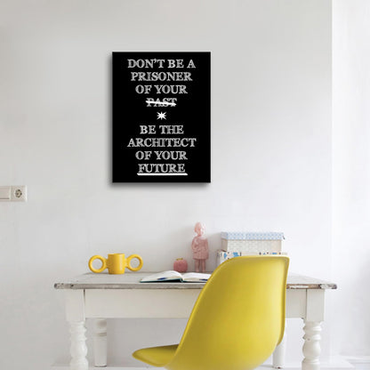Motivational Canvas Wall Art Positive Sign Print Poster Successful Entrepreneur Quotes Picture Painting for Office Class Room School Wall Decoration Stretched and Framed [18''Wx24''H]