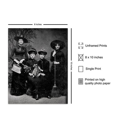 Victorian Witch Photography Gothic Wall Decor - Wiccan Pagan Art 8x10