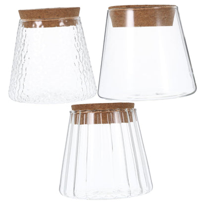 ibasenice 3Pcs Glass Hydroponic Plant Vases Compact Indoor Gardening Terrarium for Avocado Propagation Modern Desktop Decoration for Home Office Versatile Plant Propagation Jars