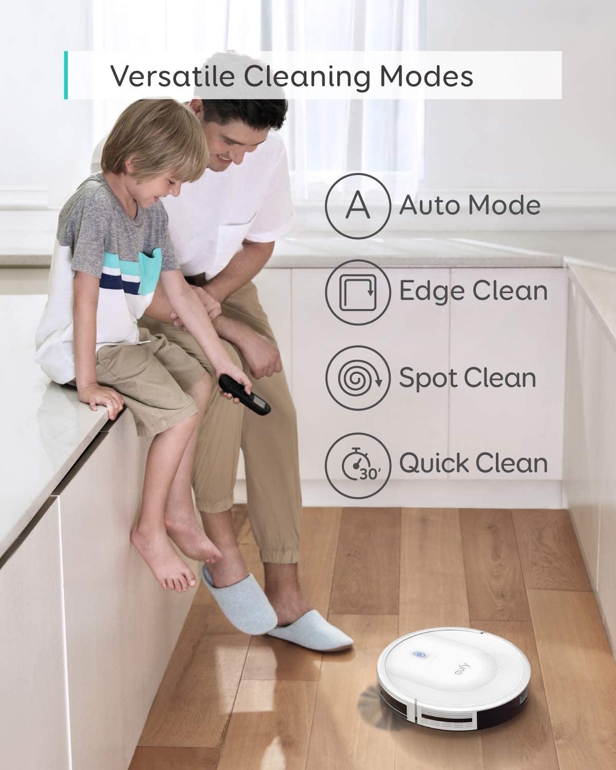 eufy Robot Vacuum E25, HydroJet System with Roller Mop, 20,000 Pa Turbo Suction, All-in-One Robot Vacuum and Mop Combo, Edge-to-Corner Cleaning, Zero-Tangle Design, AI Obstacle Avoidance (Upgraded)