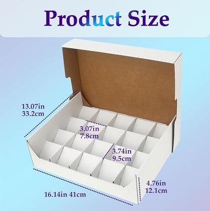 Storage Standard Card Sorting Tray With a lid,Stackable Trading Cards Raw For 20-Compartment Card Sorting Tray With index Labels,Sleeved or Toploaders for Mtg,Tcg,Sports Cards.Cardshow Vendor Showcase