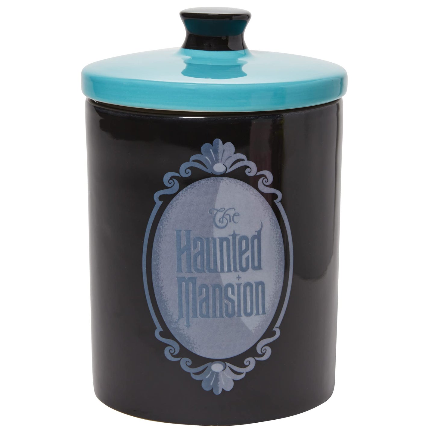 Enesco Disney Ceramics the Haunted Mansion Canister Cookie Jar, 7.5 Inch, Multicolor