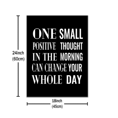 Inspirational Canvas Wall Art Office Decor Motivational Poster Quotes for Home Boost Confidence Inspiring Sign Picture Painting for Gym Bedroom Classroom Artwork Stretched and Framed [18''Wx24''H]