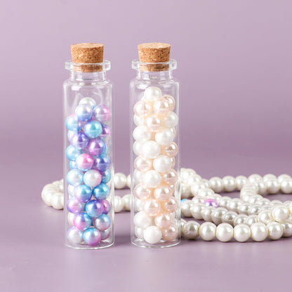 20 ml Small Glass Bottles with Cork, 24 Pack Mini Bottles with Twine & EXTRA Cork Stoppers, Small Vials with Lids, Tiny Spell Jar, Mini Potion Bottle, Message in a Bottle for Theme Party, Sand