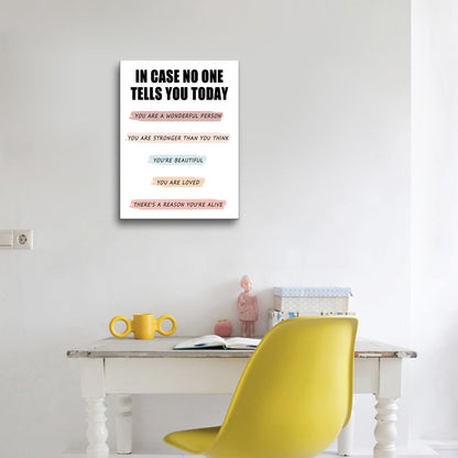 Motivational Canvas Wall Art Family Rules Entrepreneur Quotes Poster Print Inspirational Pictures Painting for Office Class Room School Wall Decoration Stretched and Framed [18''Wx24''H]