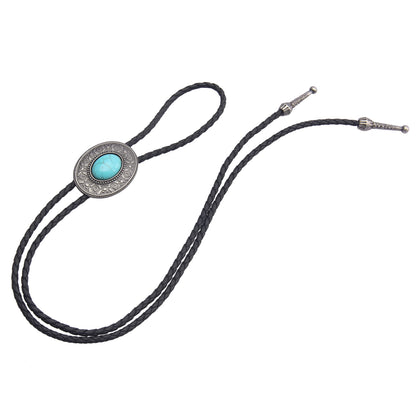GelConnie Bolo Tie for Women Cowboy Tie Bolo Western Necklaces Bolero Tie Men Necklace Ties Turquoise Mens Leather Necktie
