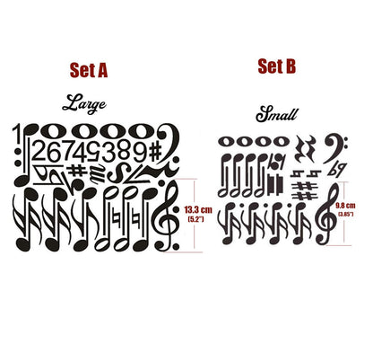 Music Theme Magnetic Music Note Symbol for Whiteboard for Teacher, Education (Set B)