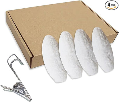 Jmxu's 3.5"-4" Cuttlebone for Birds Parakeets, Cuddle Bone with Metal Clip, Cuttlefish Bone for Sharp Beaks, Natural Birds Calcium for Parrots Cockatiels Tortoises, 4 Pcs