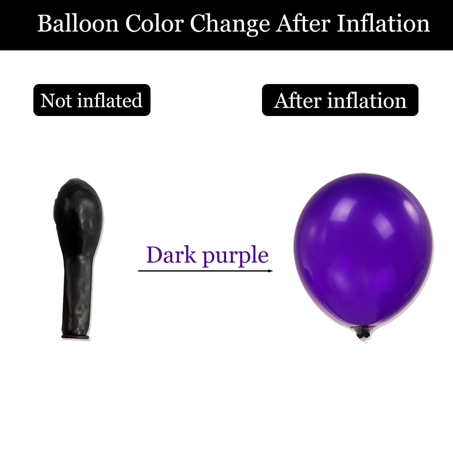 Purple Black Balloon Arch Garland Kit with Bow Star Mylar balloons and Gothic Birthday Backdrop Black white striped balloons for Gothic Girl TV Drama Decorations Spooky Halloween k pop Party Supplies
