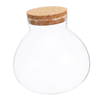 BESPORTBLE Glass Moss Bottle Empty Glass Jar Moss Crafts Home Decor Plant Terrarium