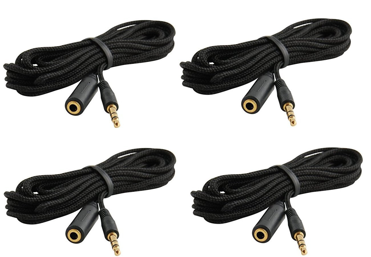 Trebisky Quiz Answer Game Buzzer Standalone System w/ LED Light Buttons 15ft Extension Cables (4-Pack Extension)