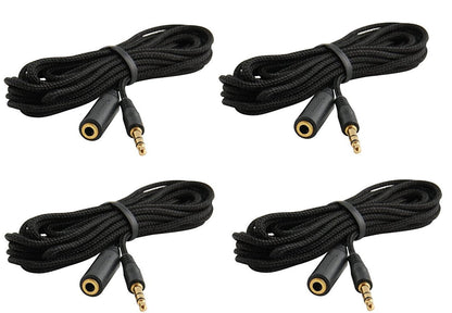 Trebisky Quiz Answer Game Buzzer Standalone System w/ LED Light Buttons 15ft Extension Cables (4-Pack Extension)