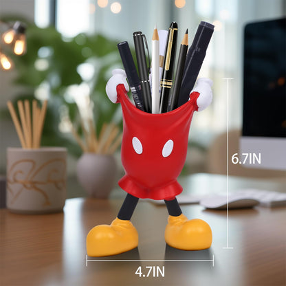 LA KEN DU Cute Pen and Pencil Holder for Desk, Kids Small Desktop Marker Organizer and Storage Cup