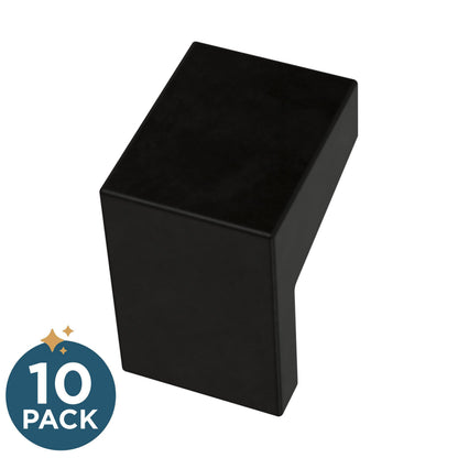 Franklin Brass (10-Pack) – Matte Black Cabinet Knobs for Dressers, Drawers, Kitchen Cabinet Door, Vanity, Furniture, Closet Knobs, 1-1/16 Inch Square | Mirrored