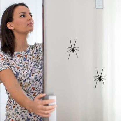 Spider Fridge Magnet, 2/4/6PCS Realistic Spiders Refrigerator Magnets Magnetic Spider Decoration for Halloween Birthday Pranks