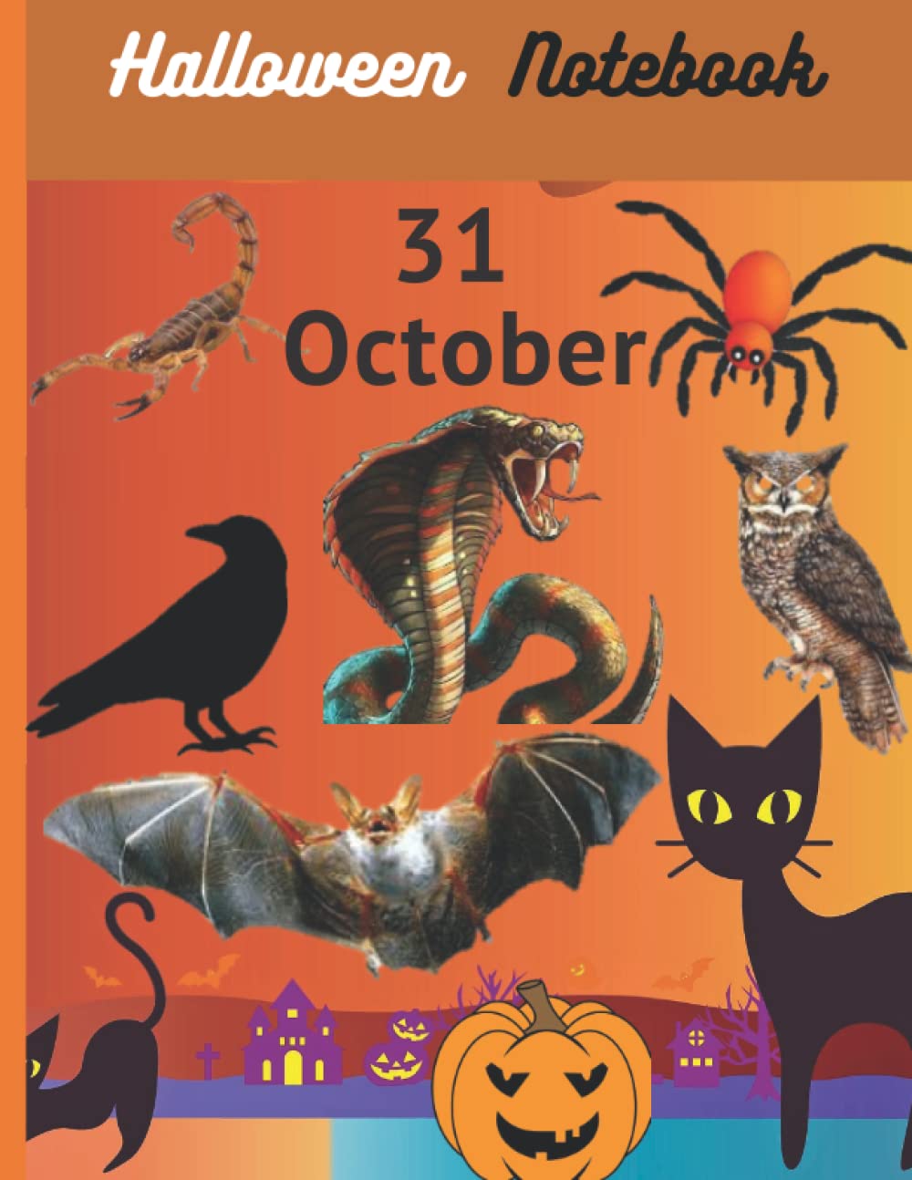 Halloween Notebook: Composition NoteBook | College Ruled Notebook | Lined Journal | 120 Pages | 8.5 X 11 | School Subject Book Notes| ... Notebook / ... notebook Paperback – October 17, 2021