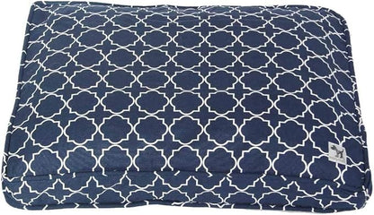 Molly Mutt Sheepy Wool-Filled Crate Pad, GOTS-Certified 100% Organic Cotton Canvas Cover with Soft 100% Natural Wool Insert, Ideal for Dog Bed or Kennel, Romeo & Juliet, 42" x 28" x 2.5"