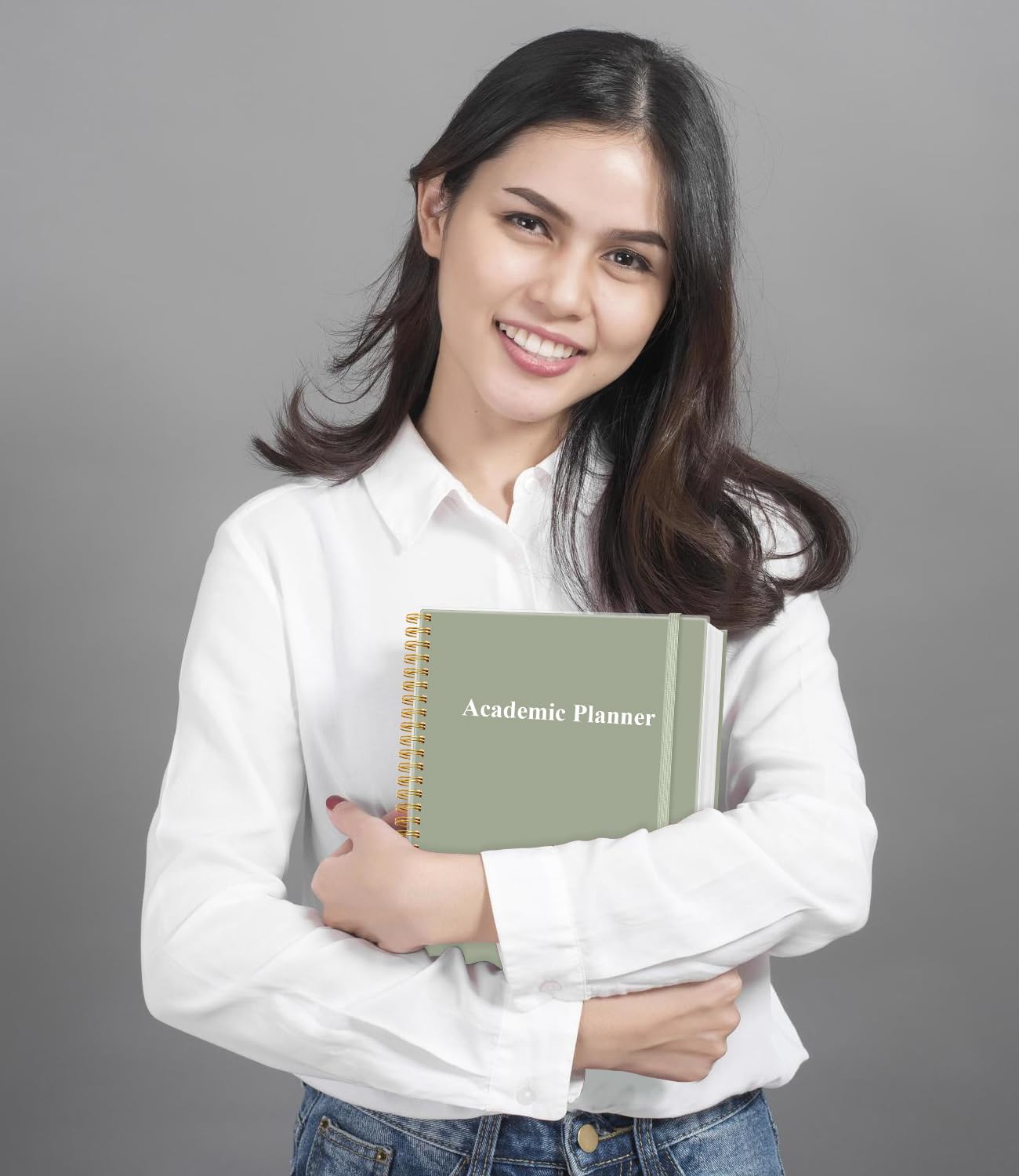 Academic Planner for 2026-2027 or Anytime - Undated Weekly Student Planner For Homeschool, High School, College & Nursing Students, 200 Pages, 8.5" x 11", Green