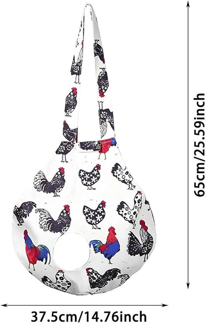 Chicken Carrier Sling Holder Bag with Handle, Driving Poultry Carriers Handbag for Farm Owners and Pet Lover Chicken Holder Poultry Travel (Whtie#D)
