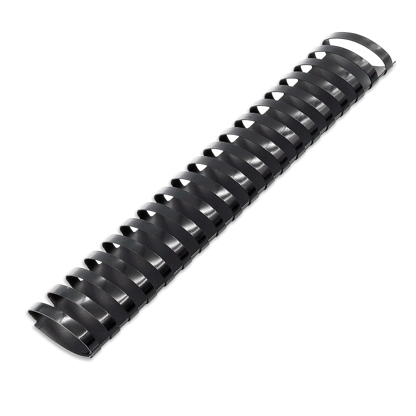 Binditek 10 Pack Plastic Binding Comb Spines, 2 Inch Diameter, 450 Sheet Capacity, 19 Ring, for Letter Size, Black, for Students and Coworkers