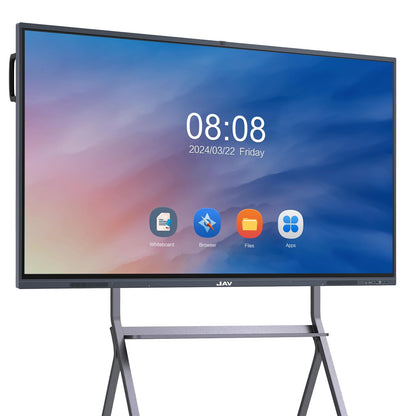 JAV Smart Board, 65'' 4K UHD Interactive Whiteboard, All in One Smartboard for Office, Digital Smart Whiteboard Built in Dual System and 13MP Camera for Classroom (Wall Mount Included)