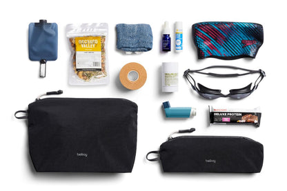 Bellroy Lite Pouch Duo (Lightweight Pencil case and Pouch) - Black