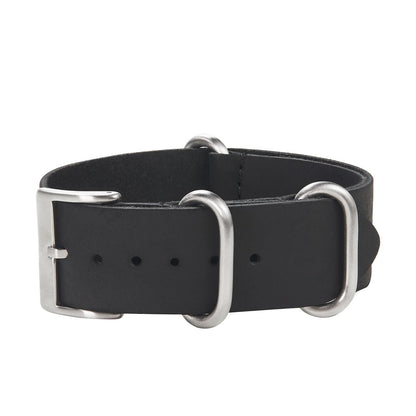 WOUKUP Leather Watch Strap 20mm 22mm Premium Crazy Horse Leather Watch Band for Men Women Black/Brown/Grey/Blue