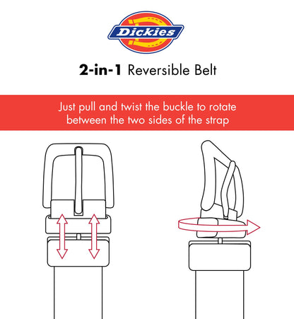 Reversible Belt with Roller Buckle