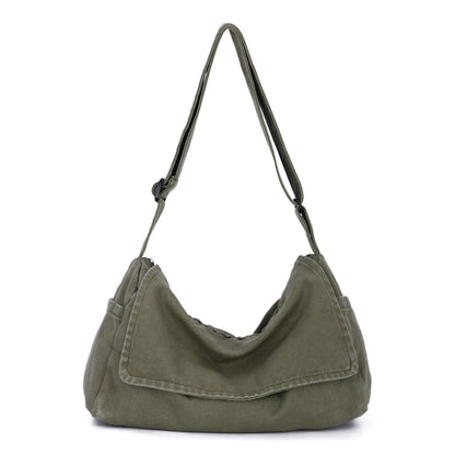 Freie Liebe Canvas Messenger Bag for Women and Men Casual Satchel Crossbody Shoulder Sling Bags