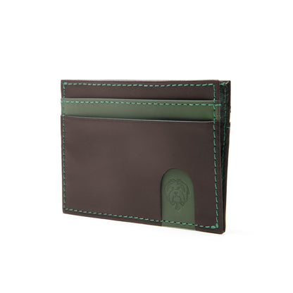 Havee Pico Genuine Top Grain Cowhide Leather Card Wallet with RFID Blocking Protection - Brown