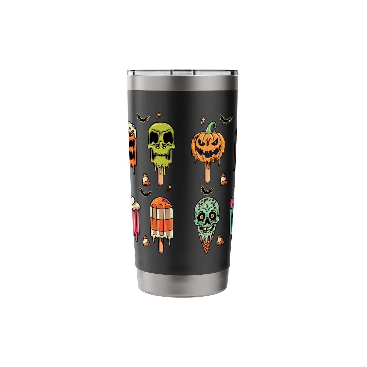 Halloween Popsicle Horror Summer Ice Cream Summerween Stainless Steel Insulated Tumbler