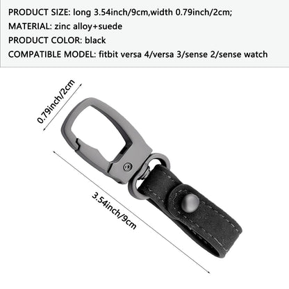 Necklace Pendant Compatible with Apple Watch Fob Women Men, Metal Keychain for Apple Watch Ultra/Ultra 2, Series 10-1, SE Watch Clip Adapter for Apple Watch 38mm 40mm 41mm 42mm 44mm 45mm 46mm 49mm