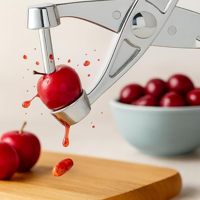 Mrs. Anderson’s Baking Cherry Pitter, Chrome-Plated Zinc Alloy