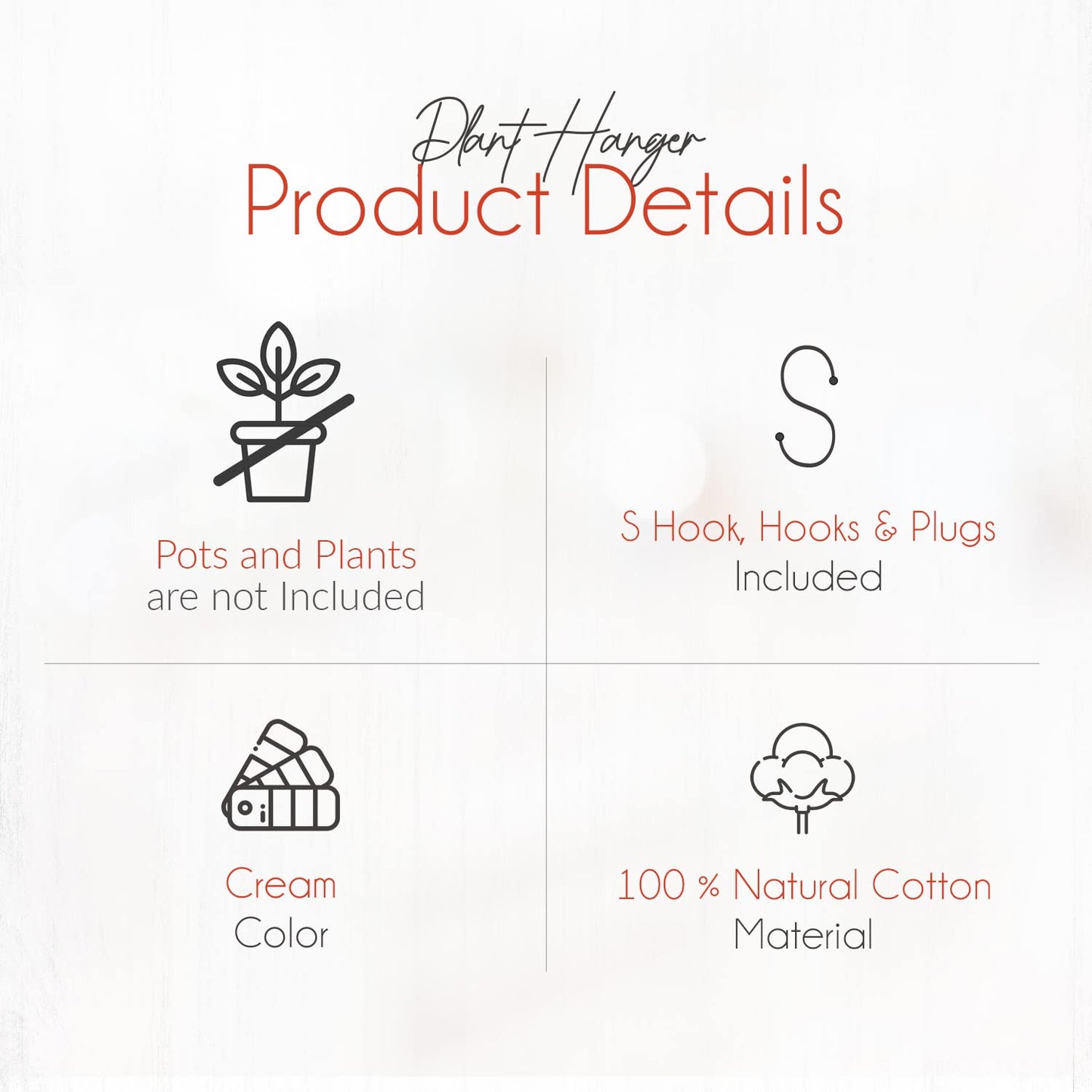 feedee Macrame Plant Hangers Indoor Macrame Hanging Planters for Indoor Plants, 6 Pack Hanging Plant Holders Indoor Hanging, Macromay Plant Hangers for Indoor Plant Hanger, Outdoor Flower Pots Holder