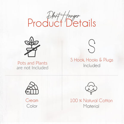 feedee Macrame Plant Hangers Indoor Macrame Hanging Planters for Indoor Plants, 6 Pack Hanging Plant Holders Indoor Hanging, Macromay Plant Hangers for Indoor Plant Hanger, Outdoor Flower Pots Holder