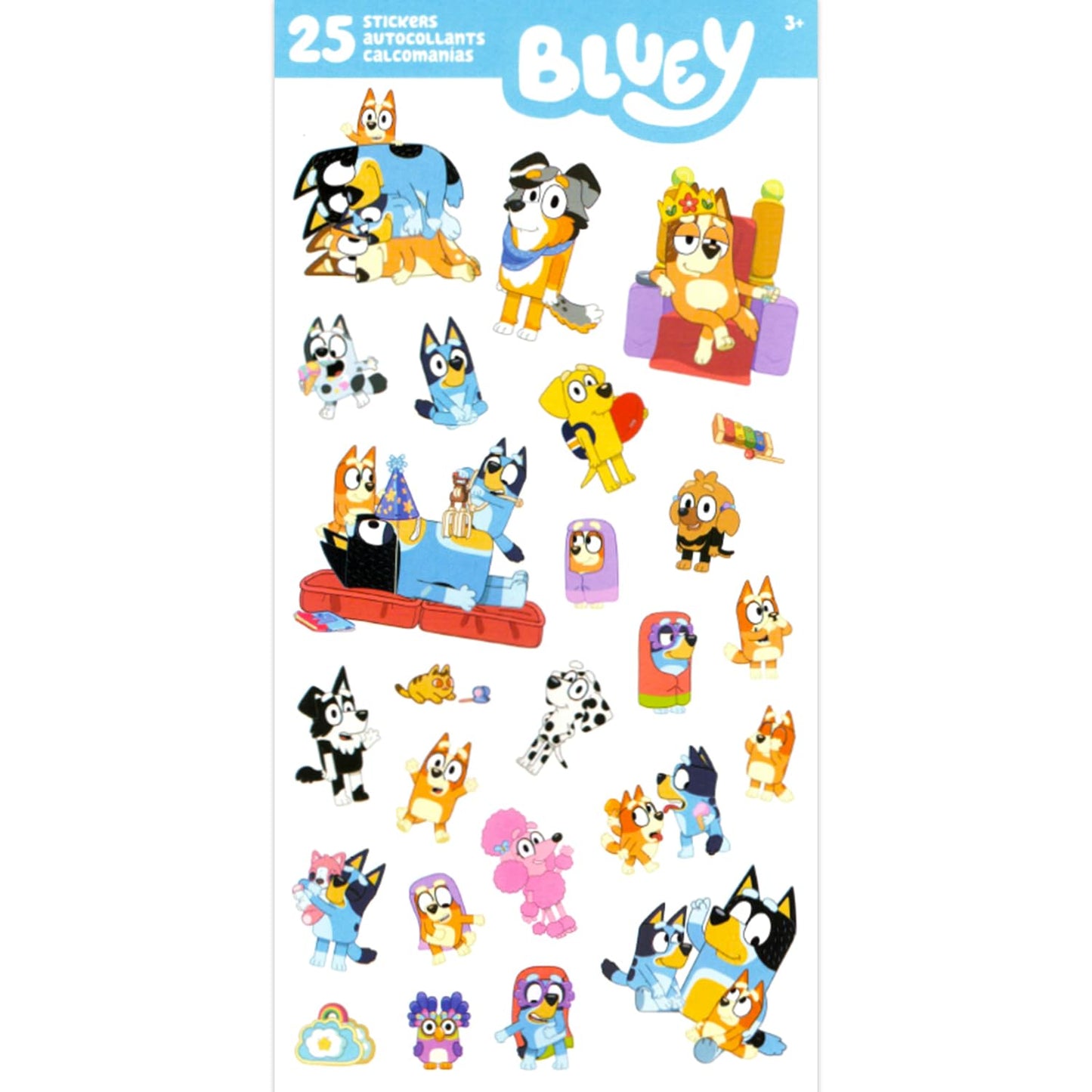 Bluey School Supplies for Kids - 11 Pc Themed School Supplies Bundle Includes Bingo Folders, Notebook, Notepad, Pencils, More Plus Stickers | Bluey Classroom Supplies