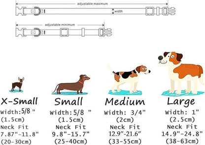 Mihqy Dog Collar with Bohemia Floral Tribal Geometric Patterns - Soft Ethnic Style Collar Adjustable for Small Medium Large Dogs(Purple Bohemia,S)