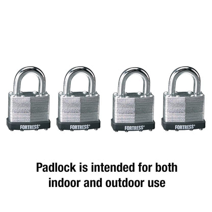 Master Lock 1803Q Fortress Outdoor Padlock with Key, 4 Pack Keyed-Alike