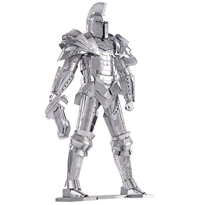 Piececool 3D Metal Puzzles for Adults DIY Mecha Model Kits Building Blocks, Black Knight 3D Figure Model kit Brain Teaser Puzzle Hobbies for Men, Great Birthday Gifts -125 Pcs
